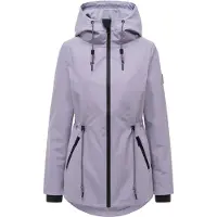 NAVAHOO Outdoorjacke "Blumentanz 14" mit Kapuze Übergangsjacke mit wasserdichtem Verschluss