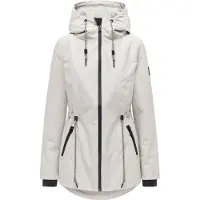 NAVAHOO Damen Übergangsjacke Blumentanz mit Kapuze