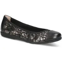 Caprice Ballerina in BLACK/GUNMETAL | Gr.: 37
