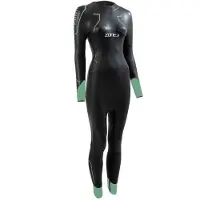 Zone3 Terraprene Vision Neopren-Neoprenanzug Schwarz Grün Damen, Größe S