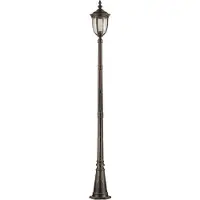 Elstead Lighting Stehleuchte, Laterne, Alu bronze, Glas klar, H 232,5 cm