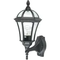 Garden Zone Elstead Ledbury Außen-Wandleuchte E27 Schwarz IP44