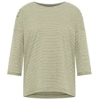 Elbsand Longsleeve "Veera" in Grün/ Weiß - S