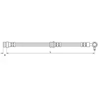 METZGER Bremsschlauch 4111631
