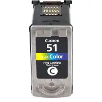 Canon CL-51, Hohe (XL-) Ausbeute, Cyan, Magenta, Gelb, Tinte auf Pigmentbasis, 1 Stück(e), 330 Seiten