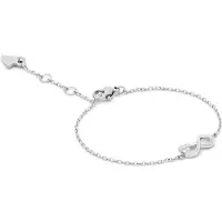 GUESS JUBB06048JWRHS Damen-Armband Unendlichkeitszeichen Silberfarben