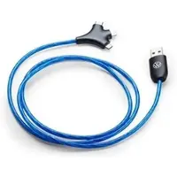 Volkswagen Ladekabel USB-A Handykabel USB-C Lightning beleuchtet LED 5H0087703F