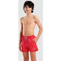 Arena Badeshorts 32 cm Jungen Water Print Multiprints - Red Palms - 164