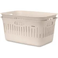 Brabantia Wäschekorb Collect-It - 40 l - Soft Beige (2er Set)