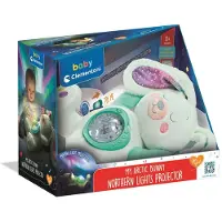 Clementoni Baby Kuscheltier Hase interaktiv mit Nordlicht-Projektor