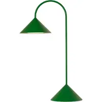 Frandsen Grasp LED-Akku-Tischlampe, grün, Höhe 47 cm, Metall - , Grasp, dimmbar, Grün, für Balkon, Metall, Design