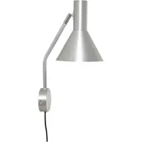 Frandsen Wandlampe Lyss, alu / grau / zink, für Wohn- / Esszimmer, Aluminium, Design, Wandleuchte, Wandlampe Innen