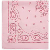 Manfield Rosa Tuch mit Details in Altrosa und Weiß | Größe Onesize