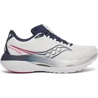 Saucony Endorphin Trainer Schuhe Weiß Blau SS26, Größe 45 - EUR