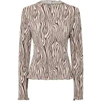 Pieces Bluse "Pcflora" in Beige - M