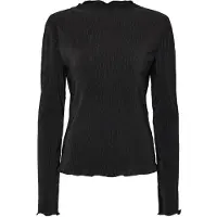 Pieces Bluse "Pcflora" in Schwarz - M