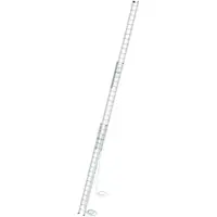 Proregal Sprossen-Seilzugleiter 3-teilig ohne Traverse 3x18 Sprossen