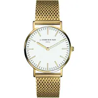 Liebeskind berlin Damenuhr 34 mm Quarz Rund Edelstahlgehäuse Mesharmband 5 ATM Wasserdicht Modern Elegant Wechselbares Armband Geschenkbox