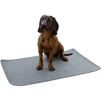 Kerbl Waschbare Urinunterlage 115 x 75 cm – Farbe Grau, atmungsaktives Material