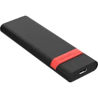 Verbatim 32261, SSD-Gehäuse, M.2, PCI Express, 10 Gbit/s, USB Anschluss, Schwarz, Rot