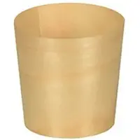 Papstar Fingerfood - Schalen, Holz "pure" rund Ø 4,5 cm, 4,5 cm, 10 x 50 Stück 500 Stück