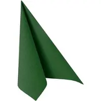 Papstar Servietten "ROYAL Collection" 1/4-Falz 40 cm x 40 cm dunkelgrün, 5 x 50 Stück 250 Stück