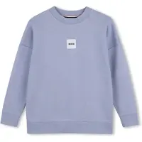 BOSS Sweatshirt aus Fleece für Kinder mit Logo-Label Grösse 126