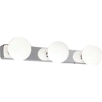 Licht-Erlebnisse Moderne Wandlampe BRAZOS Chrom Glas Metall G9 3-flammige Wandleuchte Wohnzimmer Schlafzimmer Flur
