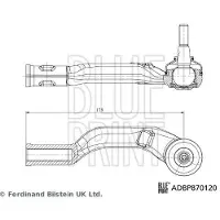 Blue Print Spurstangenkopf ADBP870120