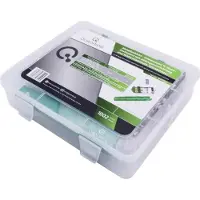 Quadrios Metalmodstand sortiment med aksial tråd 0207 0.5 W 1 % 1000 Teile