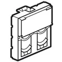 Legrand 078603 Mosaic Antibakteriell, Potentialausgleichs-Dose-PA-Dose, Farbe: Ultraweiß
