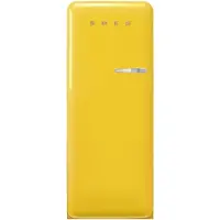 Smeg FAB28LYW6 Kühl- und Gefrierkombination Freistehend 270 l C Gelb