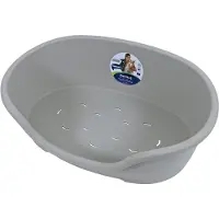 Moderna Hundekorb aus Kunststoff - Grau - 50 cm