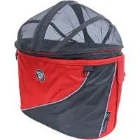 Doggyride Cocoon - Tragetasche - XXL - Rot/Schwarz