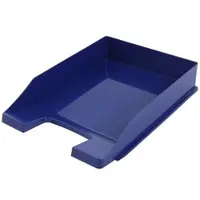 Proregal Stapelbare Briefablage Aus Kunststoff HxBxT 6,5 x 25,5 x 34,8 cm Bis DIN A4-Format 10 Stück Blau