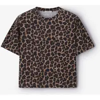 Sissy-Boy T-Shirt Mit Leoprint - Braun | Größe: M