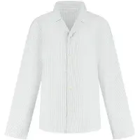 Yumeko Pyjamaoberteil Baumwolle TENCEL L Weiß - Eco, Bio & Fairtrade