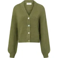 MSCH Copenhagen Damen Pullover & Cardigans Mschpetrinelle Hope Cardigan - Groen - Größe M/L