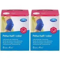 Hartmann Peha-Haft Color Fixierb.latexfrei 6 cmx4 m blau 2x 2x1 St Binden