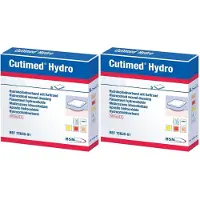 Cutimed Hydro L Hydrokolloidverb.dünn 10x10 cm 2x 2x10 St Kompressen