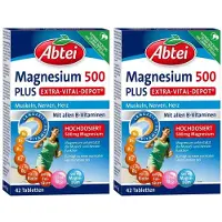 Abtei Magnesium 500 Plus Tabletten 2x 2x42 St