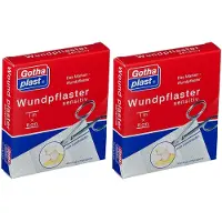 Gothaplast Wundpfl.sensitiv 8 cmx1 m geschnitten 2x 2x1 St Pflaster