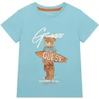 GUESS T-Shirt N6GI04 K8HM4 Blau Regular Fit