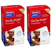 Gothaplast Gota-Por Wundpflaster steril 100x200 mm 2x 2x5 St Pflaster