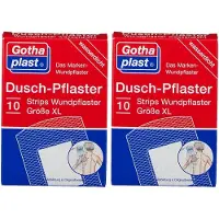 Gothaplast Duschpflaster XL 48x70 mm 2x 2x10 St Pflaster