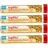 Hermes Arzneimittel GmbH Topfitz Multivitamin+Mineral Brausetabletten 4x 4x20 St
