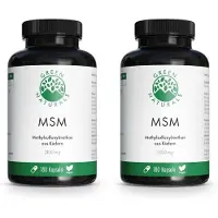 Green Naturals MSM 2100 mg vegan hochdosiert Kaps. 2x 2x180 St Kapseln