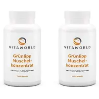 Vitaworld Grünlippmuschel Konzentrat 500 mg Kapseln 2x 2x120 St