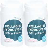 Medifit Kollagen Hydrolysat 200 mg Kapseln 2x 2x60 St