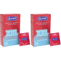 Durex Gefühlsecht XXL Kondome 2x 2x10 St